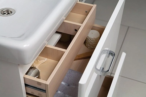 Тумба под умывальник напольная Aquaton Америна 70 H белый 1A169301AM010