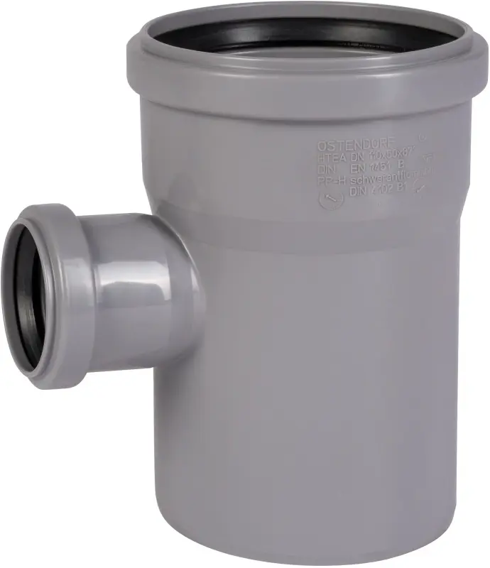 Тройник внутренний D=110x50мм Угол 87° Ostendorf HTEA 115420, 1