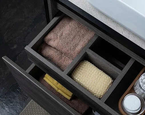 Тумба-умывальник подвесная Aquanet Nova Lite LOFT 75 L дуб рошелье 00261654+