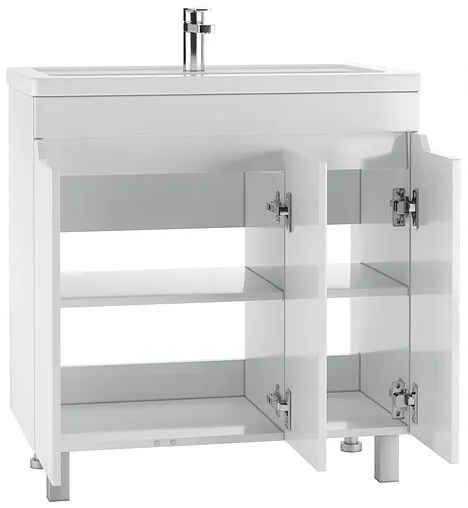 Тумба-умывальник напольный Айсберг Мечта 80 белый DM2325T+1WH302251