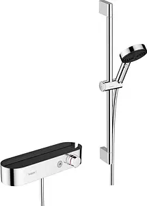 Душевая стойка с термостатом Hansgrohe Pulsify Select S 105 3jet Relaxation 65см хром/графит 24260000, 1