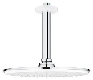 Лейка верхнего душа с потолочным креплением Grohe Rainshower Cosmopolitan 210 белый/хром 26053LS0 Лейка верхнего душа с потолочным креплением Grohe Rainshower Cosmopolitan 210 белый/хром 26053LS0, 1