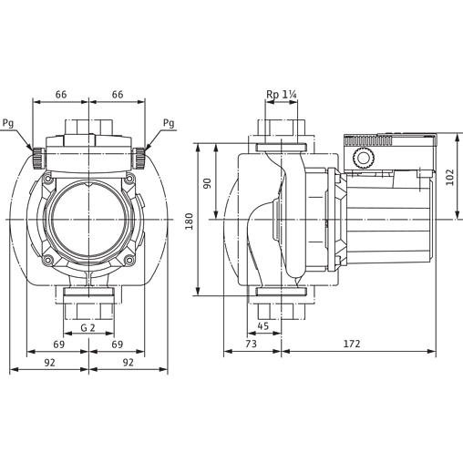 Насос циркуляционный Wilo TOP-S 30/10-EM 2066132