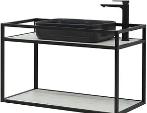 Консоль подвесная Allen Brau Liberty 90 чёрный браш 1.33003.BB+, 4