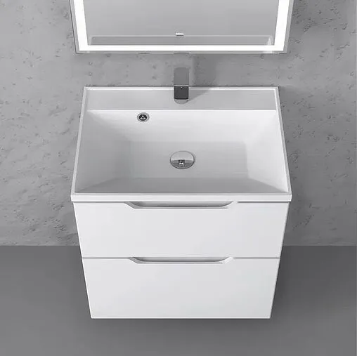 Тумба-умывальник подвесная Raval Wector 60 белый Wct.01.60/P/W/MD+4627173210164