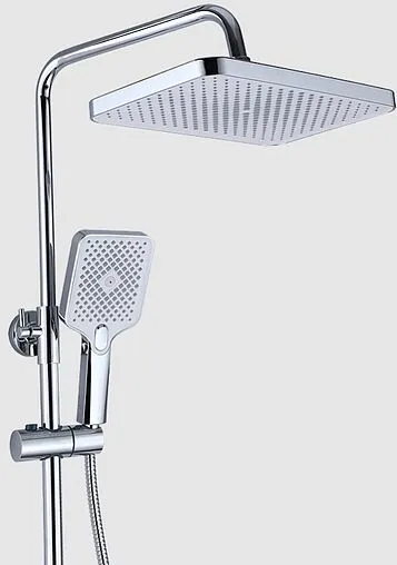 Душевая система со смесителем для ванны Osgard Fendi хром 67050 Душевая система со смесителем для ванны Osgard Fendi хром 67050