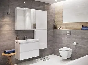 Тумба-умывальник подвесная Cersanit Moduo 80 белый 64141+ Тумба-умывальник подвесная Cersanit Moduo 80 белый 64141+, 3