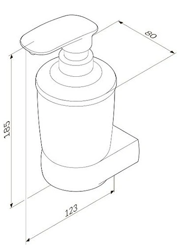 Дозатор для жидкого мыла Am.Pm Sensation A3036900
