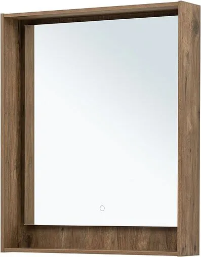 Зеркало с подсветкой Aquanet Милан 80 дуб рустикальный 00336400
