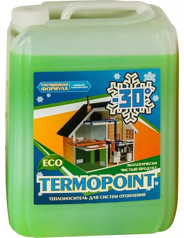 Теплоноситель (Антифриз) пропиленгликоль Termopoint -30 Eco 30кг, 1