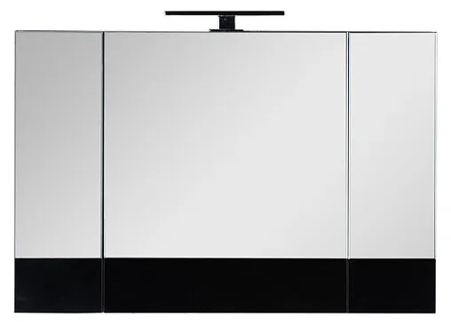 Шкаф-зеркало Aquanet Верона 100 чёрный 00175386