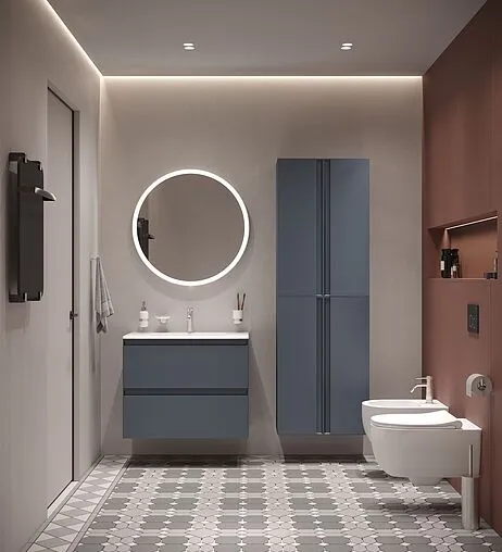 Зеркало с подсветкой Allen Brau Infinity 80 белый 1.21017.WT