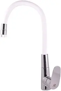 Смеситель для кухни Rav Slezak Amur хром/белый AM719.5/11B, 1