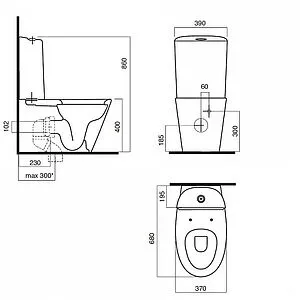 Крышка-сиденье для унитаза с микролифтом Am.Pm Admire белый C107810WH Крышка-сиденье для унитаза с микролифтом Am.Pm Admire белый C107810WH, 4