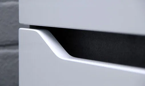 Тумба под умывальник напольный Айсберг Ева 60 белый/бетон DA5915T