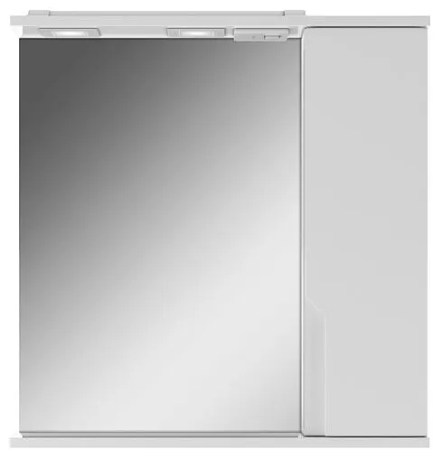 Шкаф-зеркало Домино Optima 65 R белый DO1907HZ