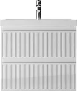 Тумба под умывальник подвесная Домино Tower 60 белый DT2504T, 4