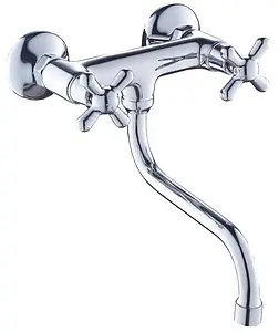 Смеситель для кухни настенный Gross Aqua Retro хром 4012083C-D05 Смеситель для кухни настенный Gross Aqua Retro хром 4012083C-D05, 1