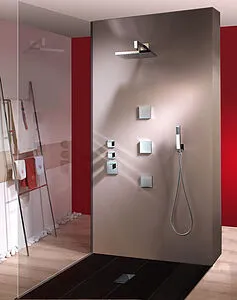 Термостат для 2 потребителей Bossini Cube хром Z032203.030, 5