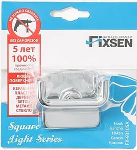 Крючок двойной Fixsen Square хром FX-93105A Крючок двойной Fixsen Square хром FX-93105A, 3