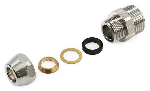 Переходник цанговый ½&quot;н х ⅜&quot;н х 10ц General Fittings 140001C040310H