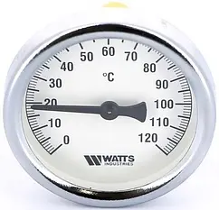 Термометр биметаллический Watts F+R801 63мм 120°С гильза 50мм ½" 10005800 Термометр биметаллический Watts F+R801 63мм 120°С гильза 50мм ½" 10005800