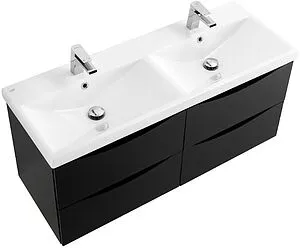 Тумба-умывальник подвесная BelBagno MARINO-CER 120 Nero Lucido MARINO-CER-1200-4C-SO-2-NL-P+BB-0325-120-2-LVB, 4