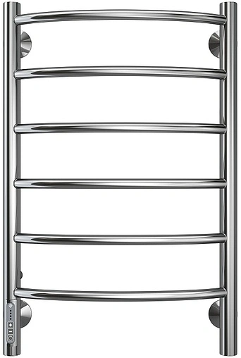 Полотенцесушитель электрический лесенка Terminus Классик П6 400х650 левый электро quick touch полированная сталь 4670078531315