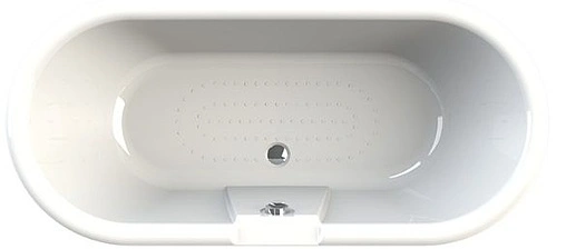 Ванна акриловая отдельностоящая Radomir Леонесса 175х80 на ножках "лилия" хром/перламутр 1-01-2-0-9-138П