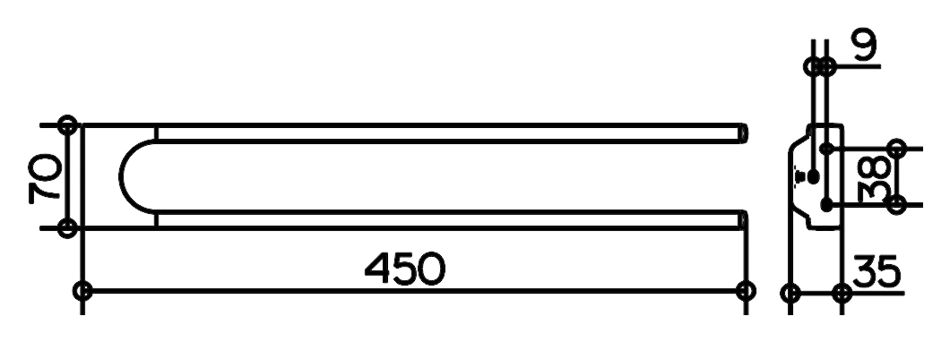 Полотенцедержатель Keuco Collection Moll хром 12718010000 Полотенцедержатель Keuco Collection Moll хром 12718010000