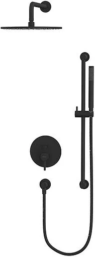 Душевая система со смесителем для душа WHITECROSS Y black чёрный матовый YSET05BL Душевая система со смесителем для душа WHITECROSS Y black чёрный матовый YSET05BL