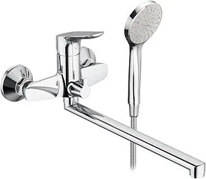 Смеситель для ванны с длинным изливом Damixa Jupiter хром 779500001 Смеситель для ванны с длинным изливом Damixa Jupiter хром 779500001, 1