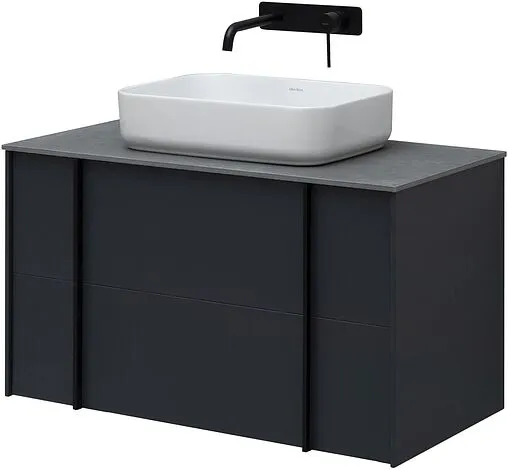 Тумба под умывальник подвесная Allen Brau Reality 90 антрацит 1.32006.AM