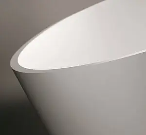 Ванна отдельностоящая из искусственного камня Treesse Alma 175x80 белый V015BL, 4