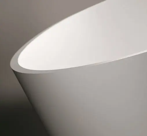 Ванна отдельностоящая из искусственного камня Treesse Alma 175x80 белый V015BL