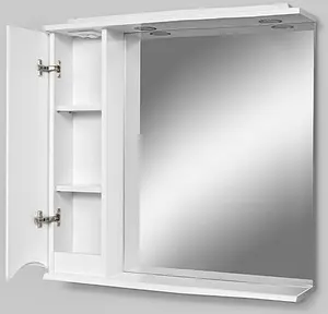 Шкаф-зеркало Am.Pm Like 80 L белый M80MPL0801WG, 4