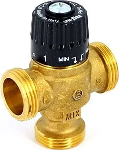 Трехходовой термостатический смесительный клапан 1&quot; +30...+65°С Kvs 1.8 Uni-Fitt 353G2240, 1