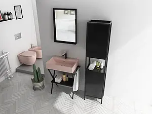 Зеркало ISVEA Ferro 50 чёрный 29FE1004060I Зеркало ISVEA Ferro 50 чёрный 29FE1004060I, 5