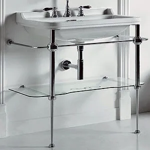 Консоль напольная Kerasan Waldorf 80 хром 9197K1cr Консоль напольная Kerasan Waldorf 80 хром 9197K1cr, 1