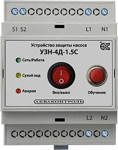 Устройство защиты насоса Extra Акваконтроль УЗН-4Д-1.5С 6036002430, 1