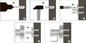 Держатель туалетной бумаги Wasserkraft Donau хром 9496 Держатель туалетной бумаги Wasserkraft Donau хром 9496, 4