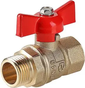 Кран шаровый ½"в x ½"н Valtec VT.123.GN.04 Кран шаровый ½"в x ½"н Valtec VT.123.GN.04, 1