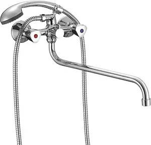 Смеситель для ванны с длинным изливом Milardo Zirond хром ZIRSB02M10 Смеситель для ванны с длинным изливом Milardo Zirond хром ZIRSB02M10, 1