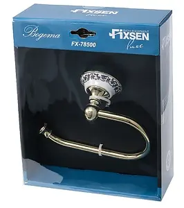 Держатель туалетной бумаги Fixsen Bogema gold золото/белый FX-78510AG Держатель туалетной бумаги Fixsen Bogema gold золото/белый FX-78510AG, 2