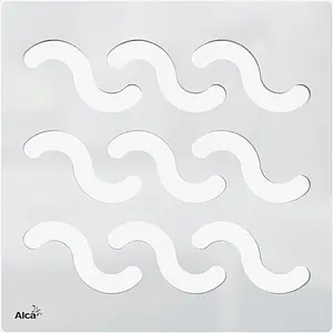 Решетка для трапа AlcaPlast 100x100мм MPV002 Решетка для трапа AlcaPlast 100x100мм MPV002, 1