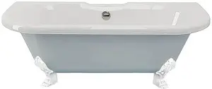 Ванна из искусственного камня Esse Capri 170x75 ножки белые Ванна из искусственного камня Esse Capri 170x75 ножки белые, 1
