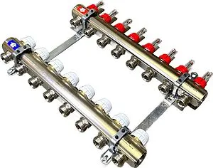 Группа коллекторная с расходомерами 8 отводов 1"в/в x ¾"ек Uni-fitt 440I4308 Группа коллекторная с расходомерами 8 отводов 1"в/в x ¾"ек Uni-fitt 440I4308, 1