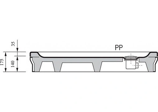 Панель для поддона Ravak Perseus 100 set N A82A001010