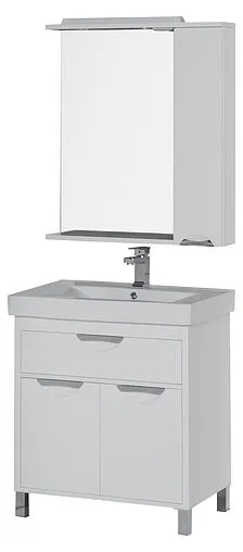 Шкаф-зеркало Aquanet Гретта 75 R белый 00176899