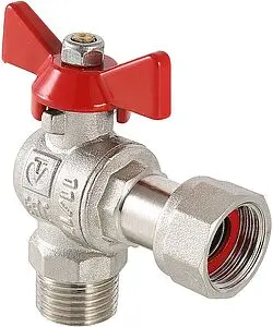 Кран шаровый с накидной гайкой угловой 1"н x 1"нг Valtec Base VT.267.N.0606 Кран шаровый с накидной гайкой угловой 1"н x 1"нг Valtec Base VT.267.N.0606, 1